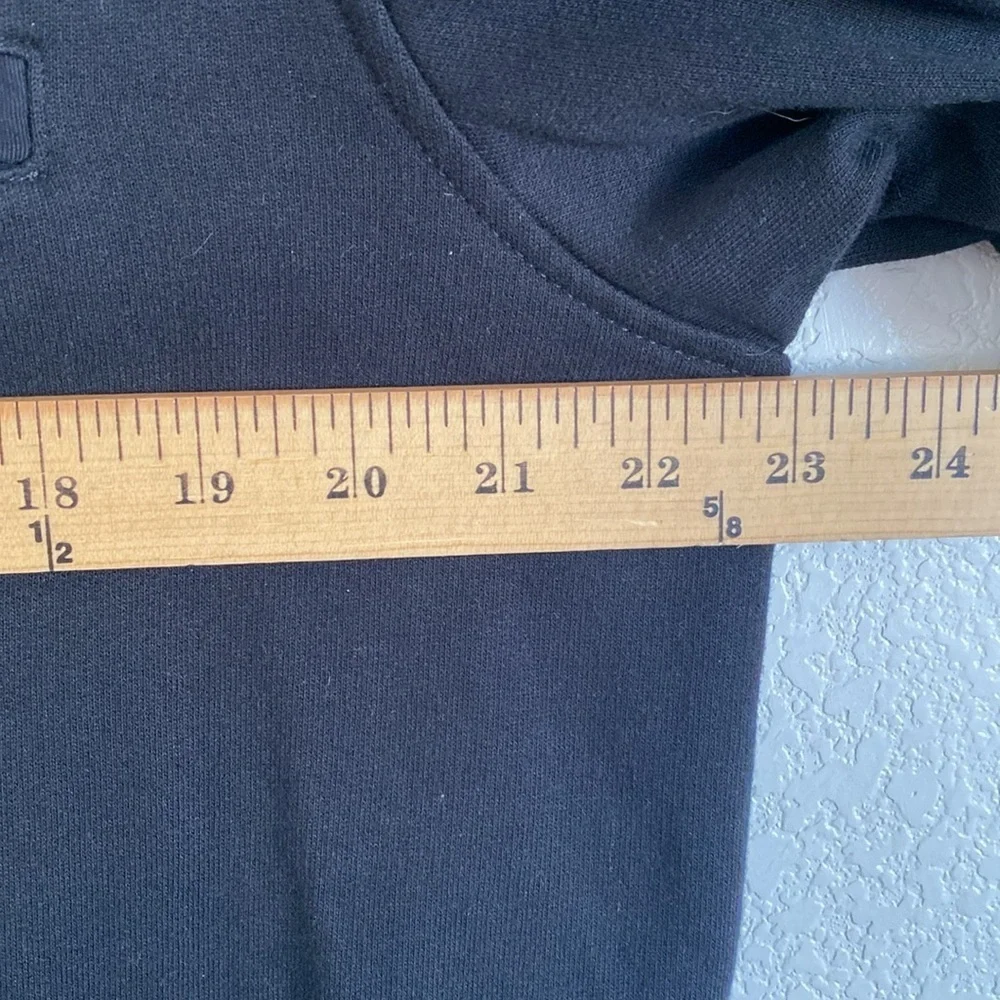UNTUCKit Parkson Black Snap Pullover Sweatshirt Size L